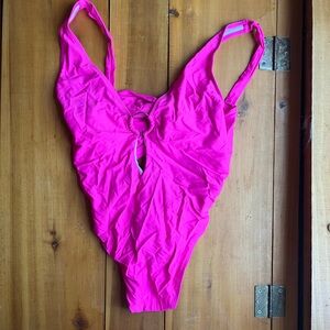 Hot Pink One-Piece Swimsuit
